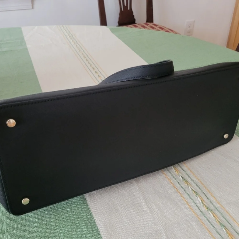 kate spade Black Saffiano Leather Laptop Satchel